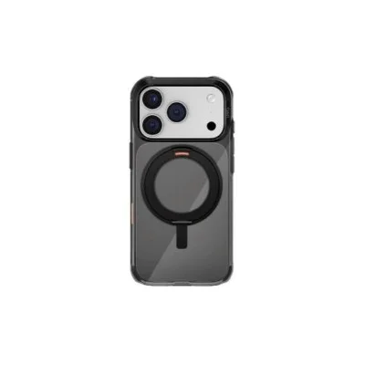 Uniq Hybrid Iphone 17 Pro (2025) 6.3 Swivix With 360 Rotating Kickstand - CARBON BLACK